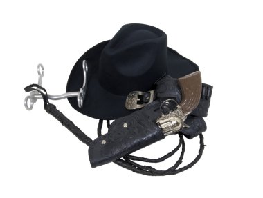 Cowboy Hat and Tools clipart