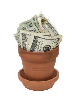 Growing your savings clipart