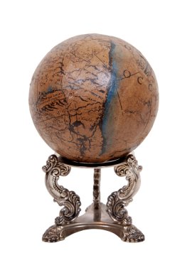 Old world globe clipart