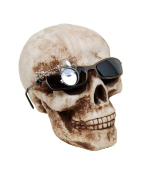 Optical skull clipart