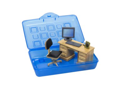 Portable office clipart