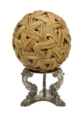 Old woven globe clipart