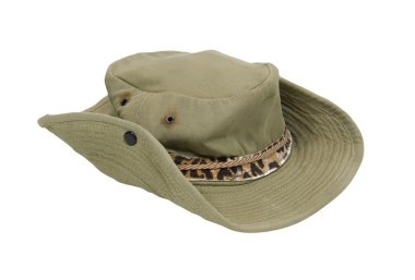 Worn outback hat clipart