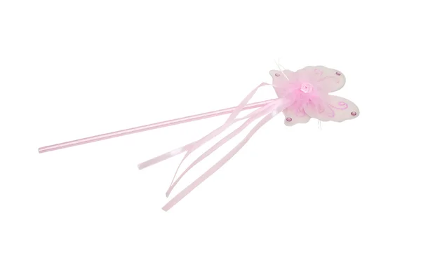 Princess fairy butterfly wand — Stock Photo, Image
