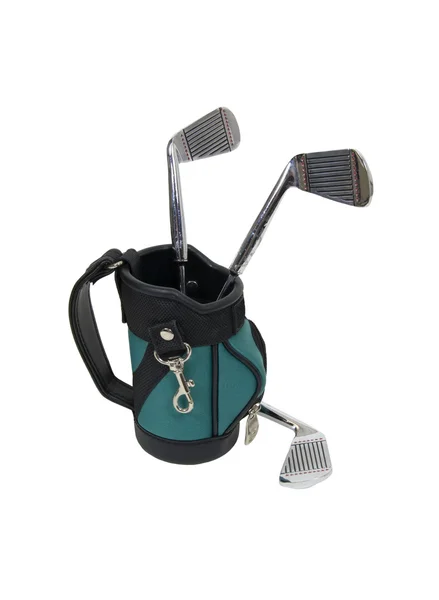 Golf bag and clubs — Stock Photo, Image