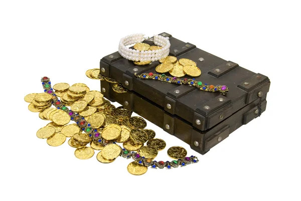 Ouro e jóias tesouro — Fotografia de Stock