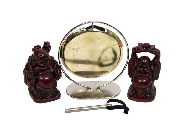Gong en buddha — Stockfoto