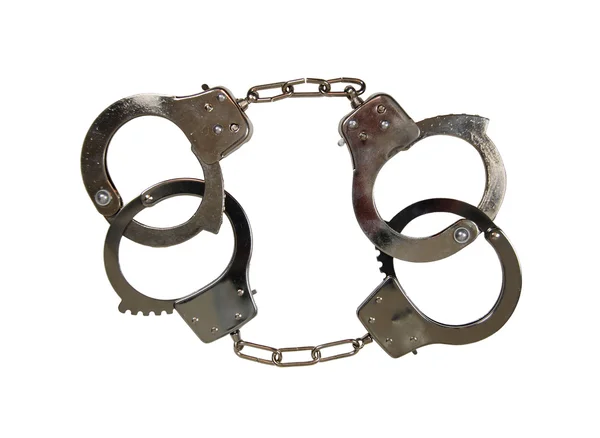 Circle of handcuffs — Stock Photo, Image