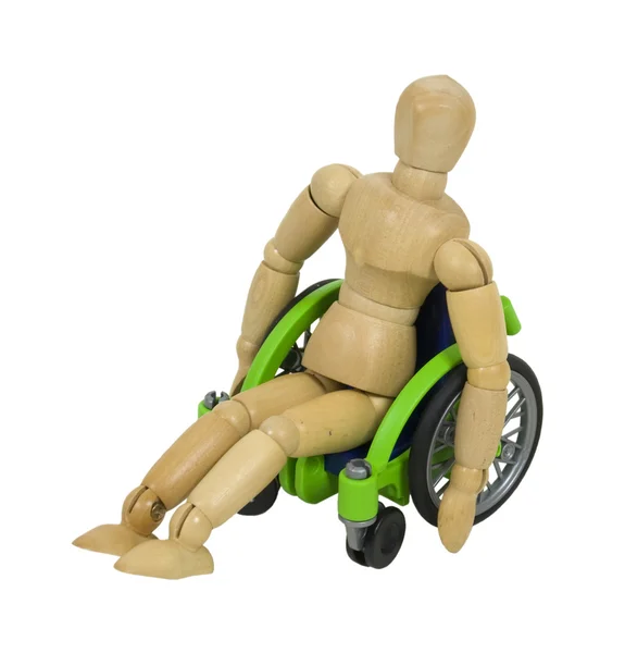 Riding in a Wheelchair — Stock Photo, Image