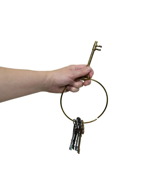 Holding out the key — Stock Photo, Image