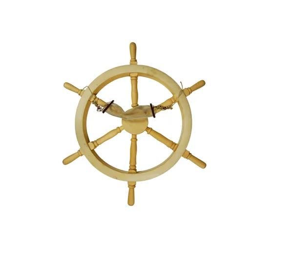 Hammock on Nautical Steering Wheel — Stock Photo, Image