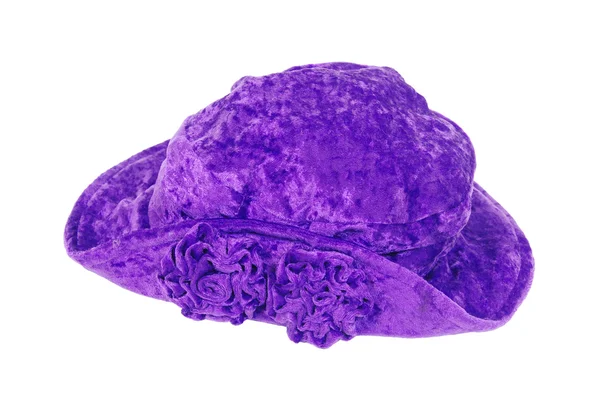 紫レジャー花帽子 — ストック写真