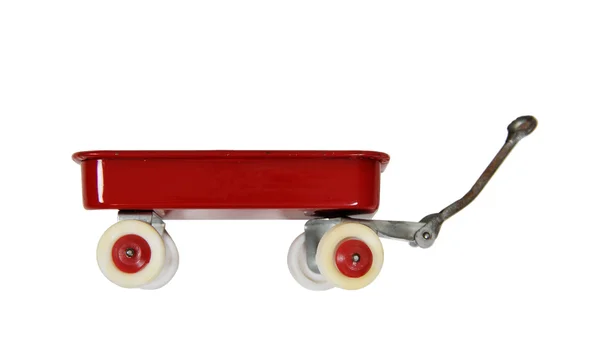 Röd vagn — Stockfoto
