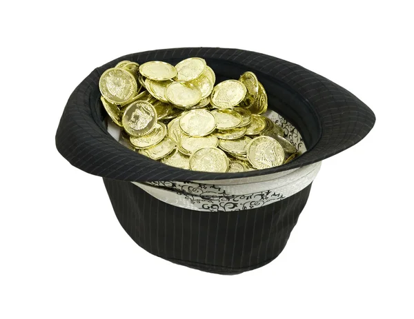 Riches in hat — Stock Photo, Image