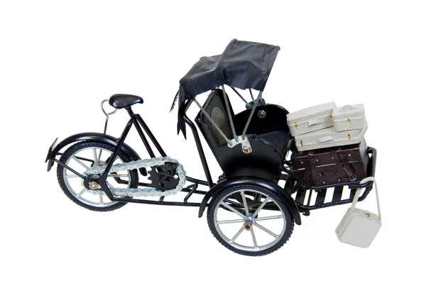 Rickshaw and luggage — Stock Photo, Image