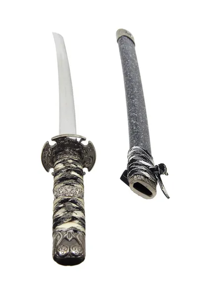 Samurajský meč a pochva — Stock fotografie