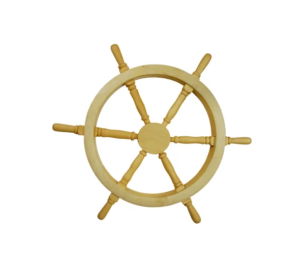 Nautical Steering Wheel — Stock Photo, Image