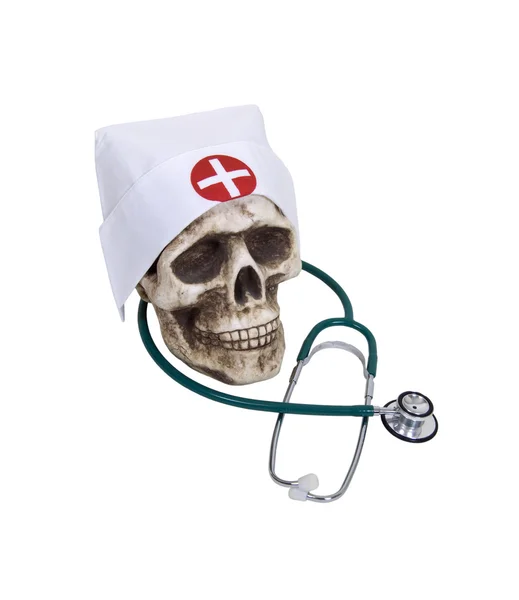Skull Nurse — Stock Photo, Image