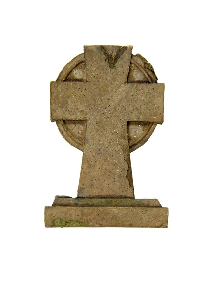 Stone cross marker — Stock Photo, Image