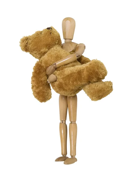 Teddy Bear hugs — Stock Photo, Image