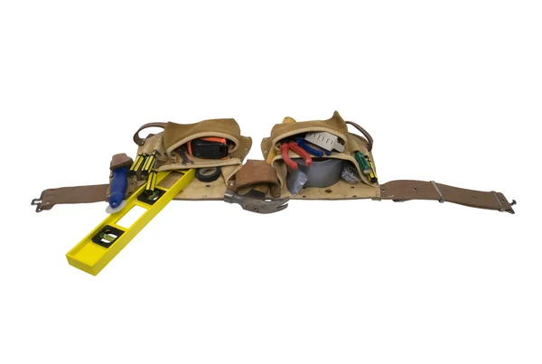 Leather tool belt — Stock Photo, Image