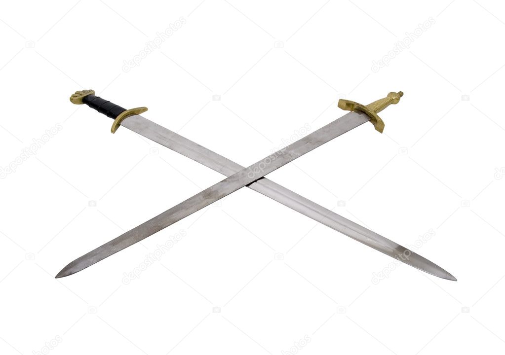 Crossed swords
