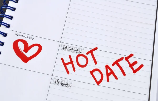 Data do Dia dos Namorados — Fotografia de Stock