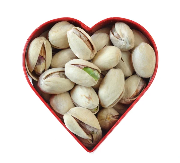 Liefde die pistache noten — Stockfoto
