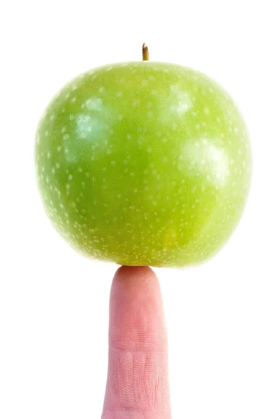 Jabłko część zbilansowanej diety — Zdjęcie stockowe