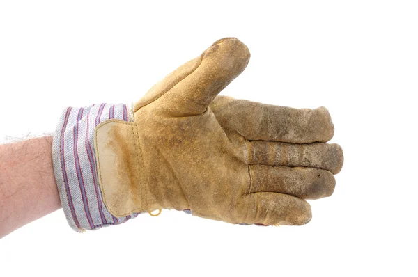 Рабочий, предлагающий рукопожатие — стоковое фото
