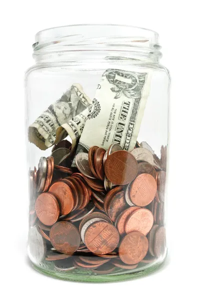 Jar of Money — Stock Photo, Image