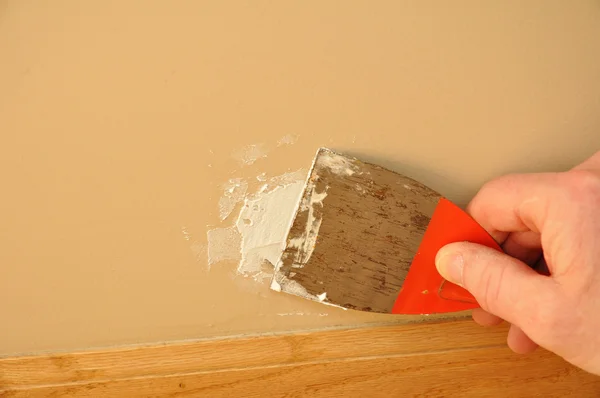 stock image Putty Knife with Spackling Paste