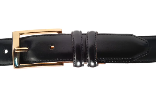 Black Leather Belt — Stock Photo, Image