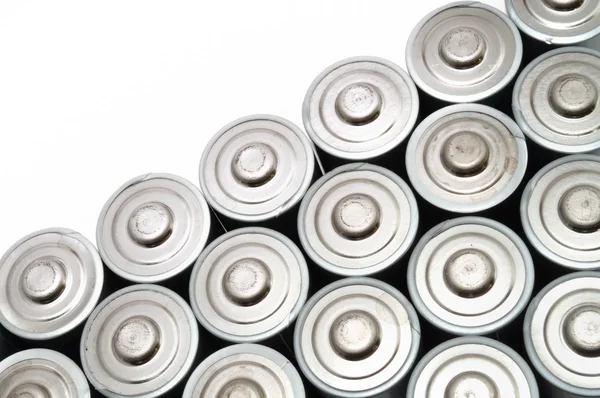 Veel aa batterijen — Stockfoto