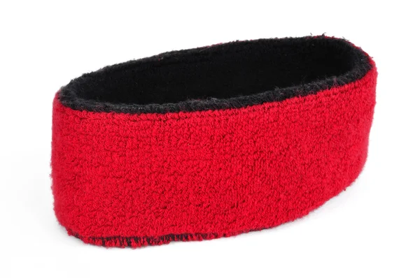 Червоний Sweatband (пов'язка на голову ) — стокове фото