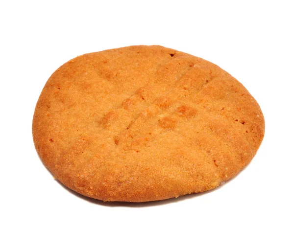 Bir fıstık ezmesi kurabiye — Stok fotoğraf