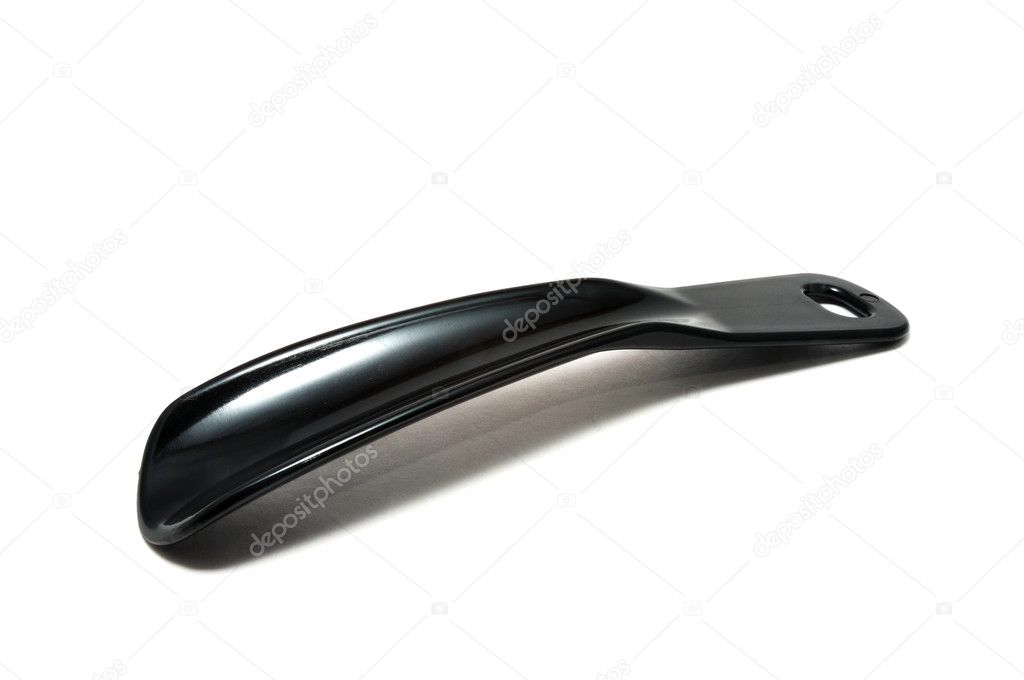 Black Plastic Shoehorn