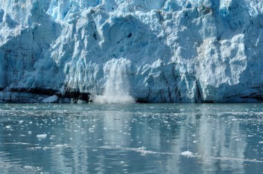 Calving, Tidewater Margerie Glacier clipart