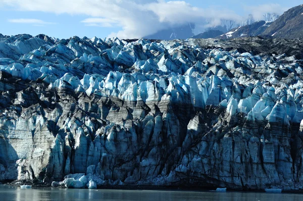 Tidewater lambplugh glaciär, alaska — Stockfoto