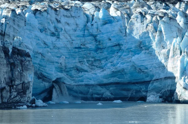 潮水 lambplugh 冰川瀑布 — 图库照片