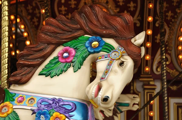 Карусельная лошадь — стоковое фото