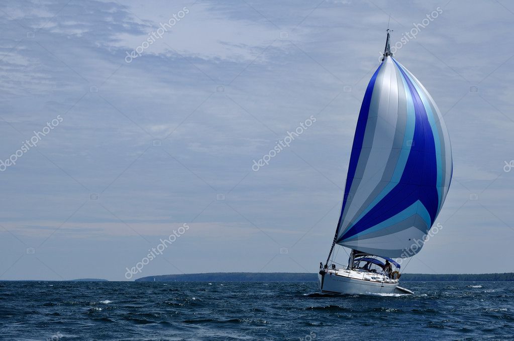 sailboat with spinnaker pictures