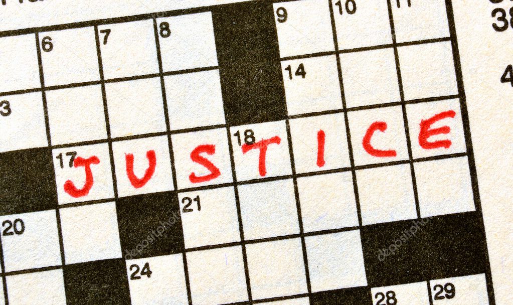 The Word Justice on Crossword Puzzle