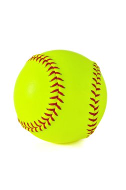 Yellow Softball clipart