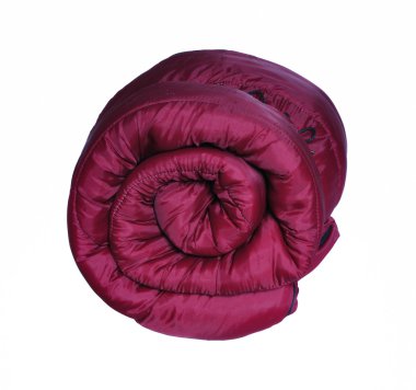 Maroon Sleeping Bag clipart