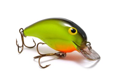 Chartreuse Crankbait with Orange Belly clipart