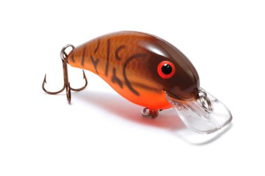 Brown Crankbait with Orange Belly clipart