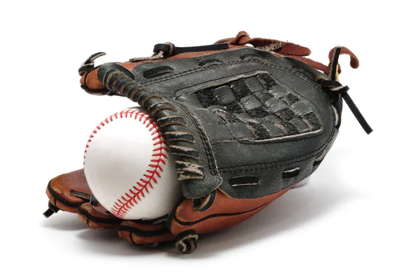 Nowe baseballu i rękawic — Zdjęcie stockowe