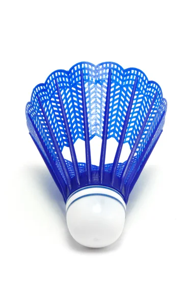 Blue Badminton Shuttlecock (Birdie) — Stock Photo, Image
