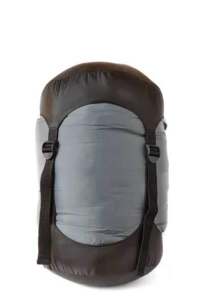 Saco de dormir em saco de compressão — Fotografia de Stock